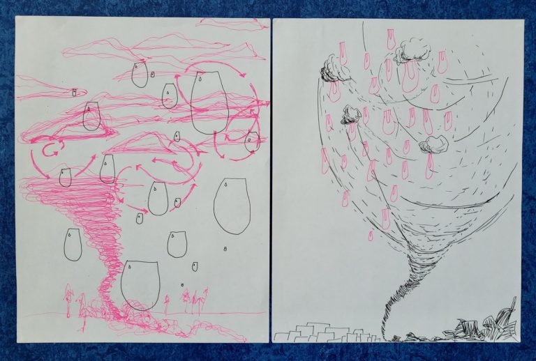 Drawing on Air, with Leah Garnett and Lianne Zannier