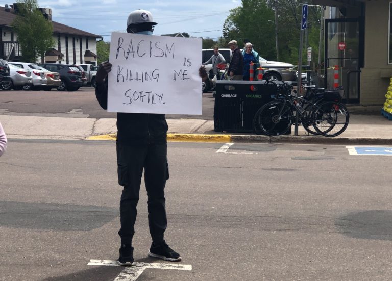 Gathering in Silent Solidarity in Sackville