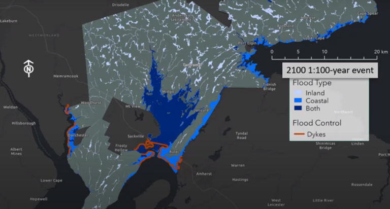 Rising sea levels and floods imminent in Tantamar’s future