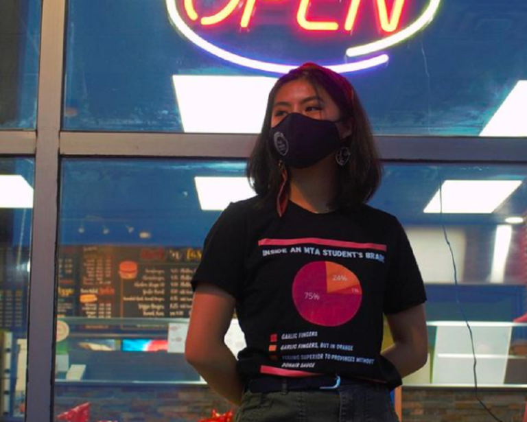 Sackville inside jokes and hallmarks now on T-shirts