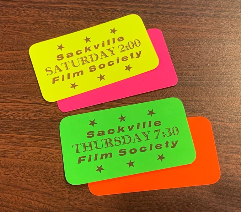 Sackville Film Society back on this Thursday