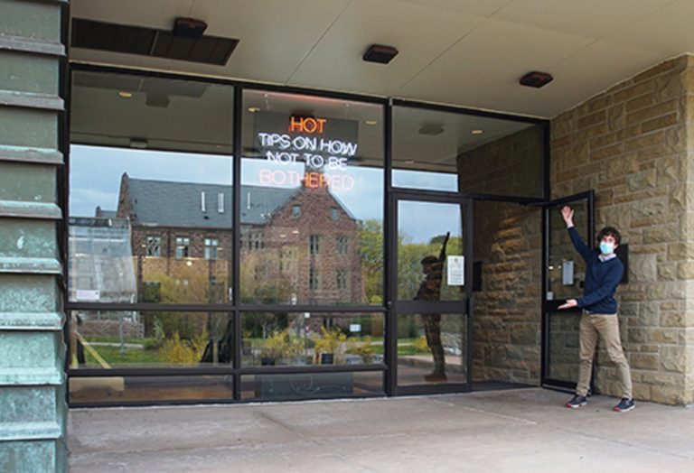 The Owens Art Gallery is open, by appointment