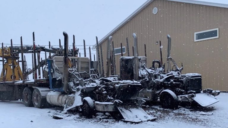 Multiple fires destroy equipment, RCMP investigating