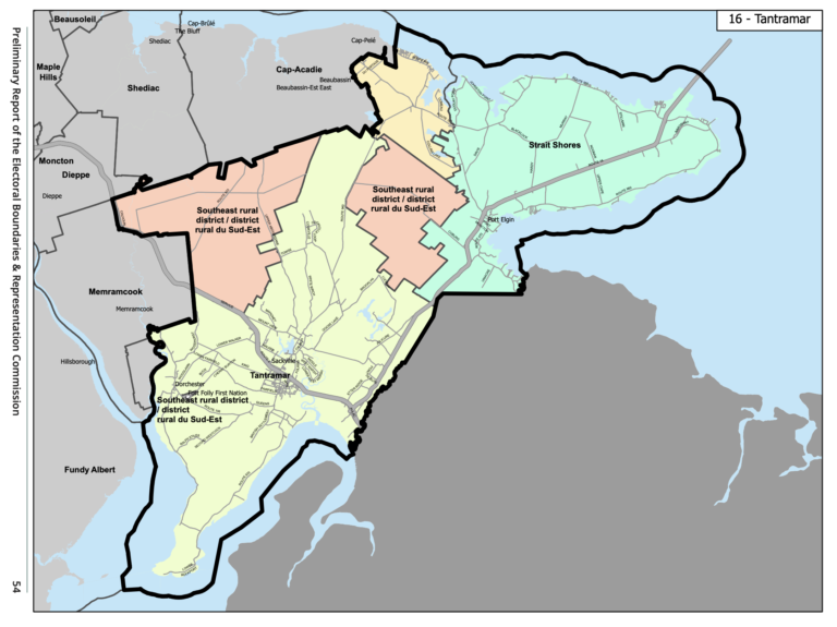 Proposal to split Memramcook-Tantramar favours linguistic communities over voter parity