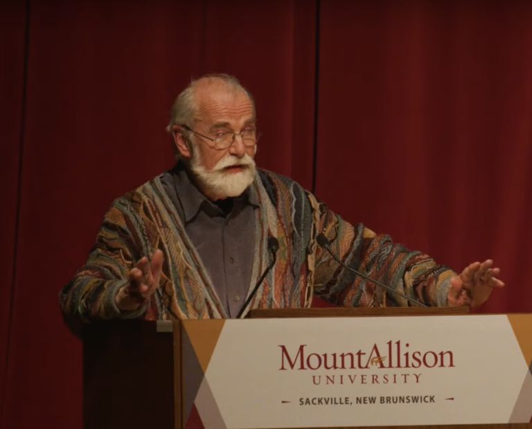Listen in: ‘Telling it slant’: Robert Lapp delivers Mount A’s (and his) Last Lecture