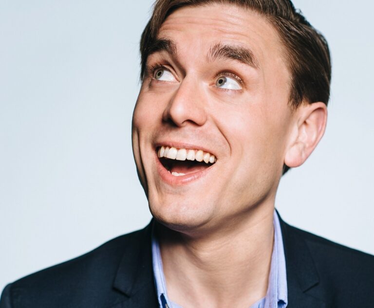 Comedian James Mullinger makes his way back to Sackville