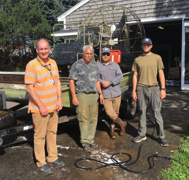 ‘It’s not aliens’: Airboat operation out of Sackville works under cover of darkness