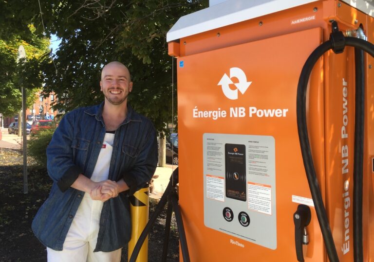 ‘A bit of a bumpy start’ as EV drivers welcome new Sackville fast charger