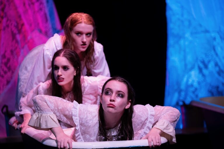 Dark, gothic play that’s ultimately ‘about justice’ makes a splash at Motyer-Fancy Theatre