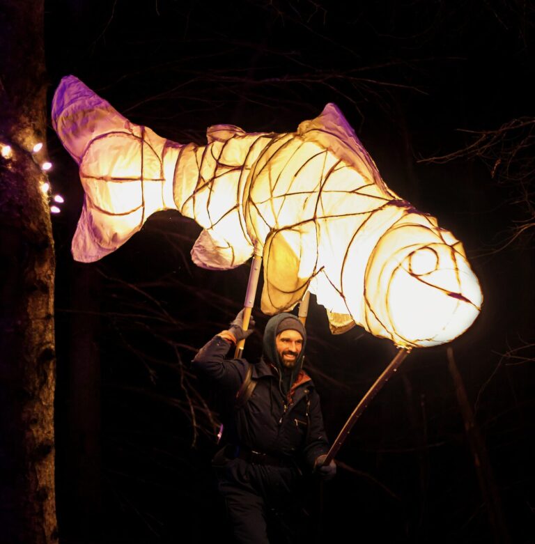 ‘Creative collisions’ on campus helped bring about new outdoor production THE DARK