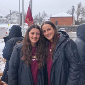 Tantramar raises the Mountie flag in recognition of student athletes