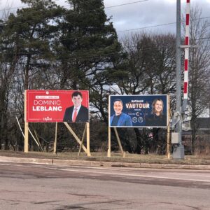 Election sign vandalism in Sackville shocking, says councillor
