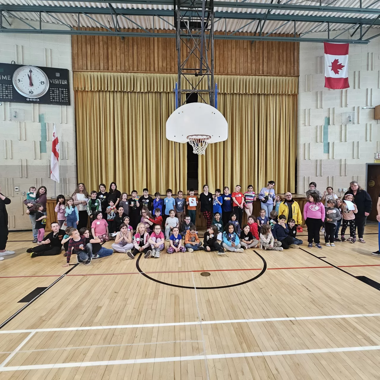 kids in a school picture