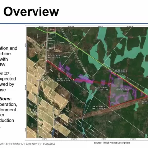 Members of the public question wetland and wildlife impacts during first info session on Centre Village gas plant