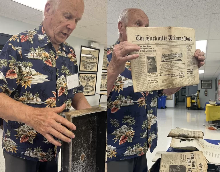 Time capsule from the former Port Elgin Memorial High School opened at reunion