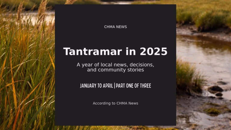 Tantramar in 2025: according to CHMA News January to April