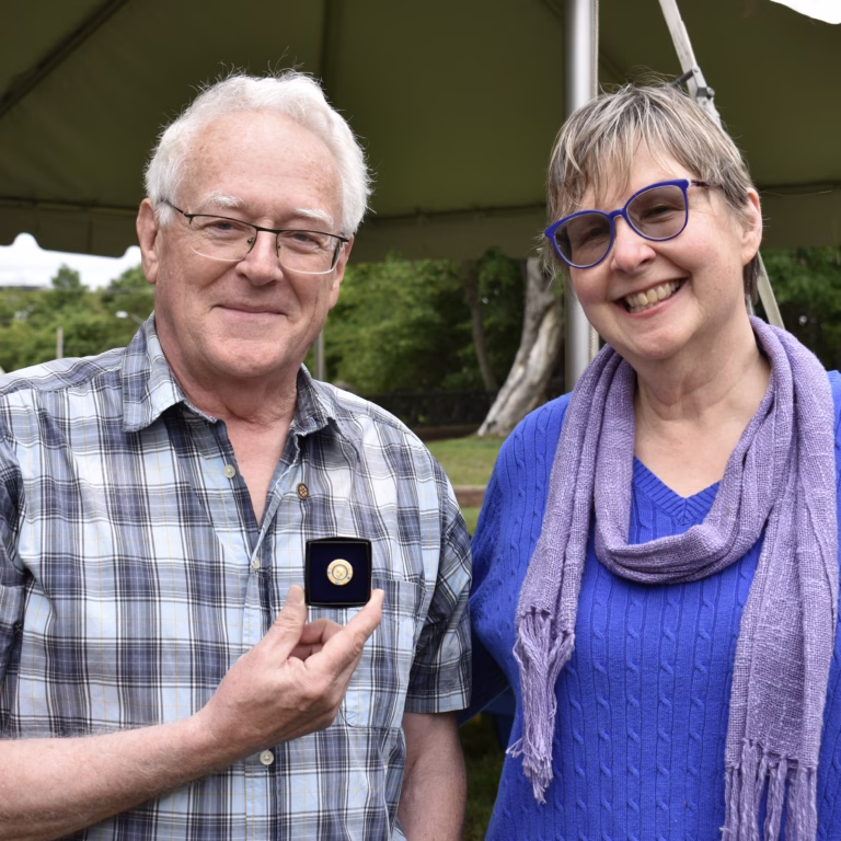 Outgoing Rotary Club president honoured as Paul Harris Fellow