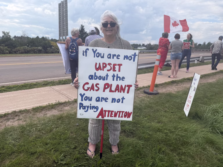 Protesters keep pressure on province over proposed Centre Village gas plant